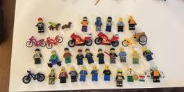 Lot de figurines et accessoires LEGO City 