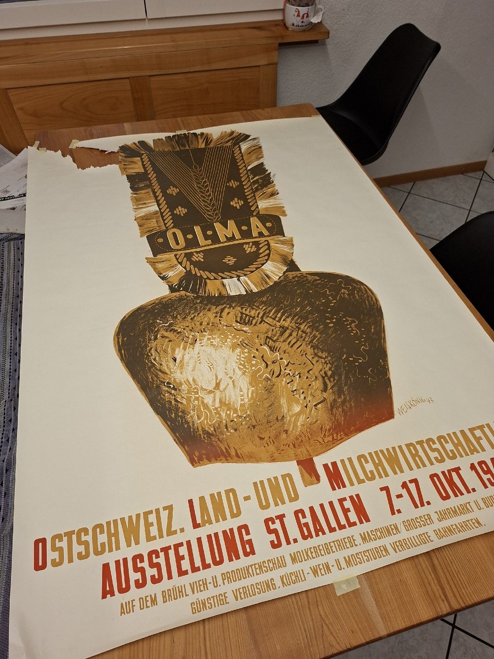 Posters & Illustrations: Olma Plakat 1943 orginal alt – D'occasion à Ganterschwil par HeidiuPeter 4