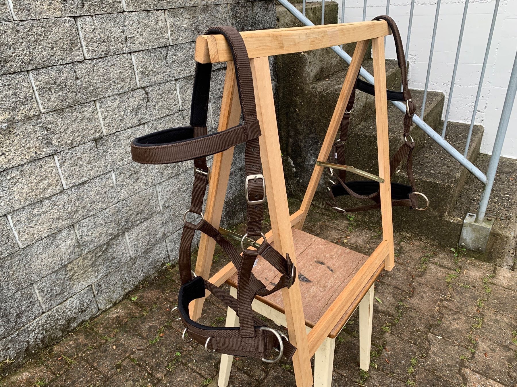 Briglie & Cavezze: 2 schöne Kappzäume aus Nylon – Usato da Feldbach venduto da Fea1 1