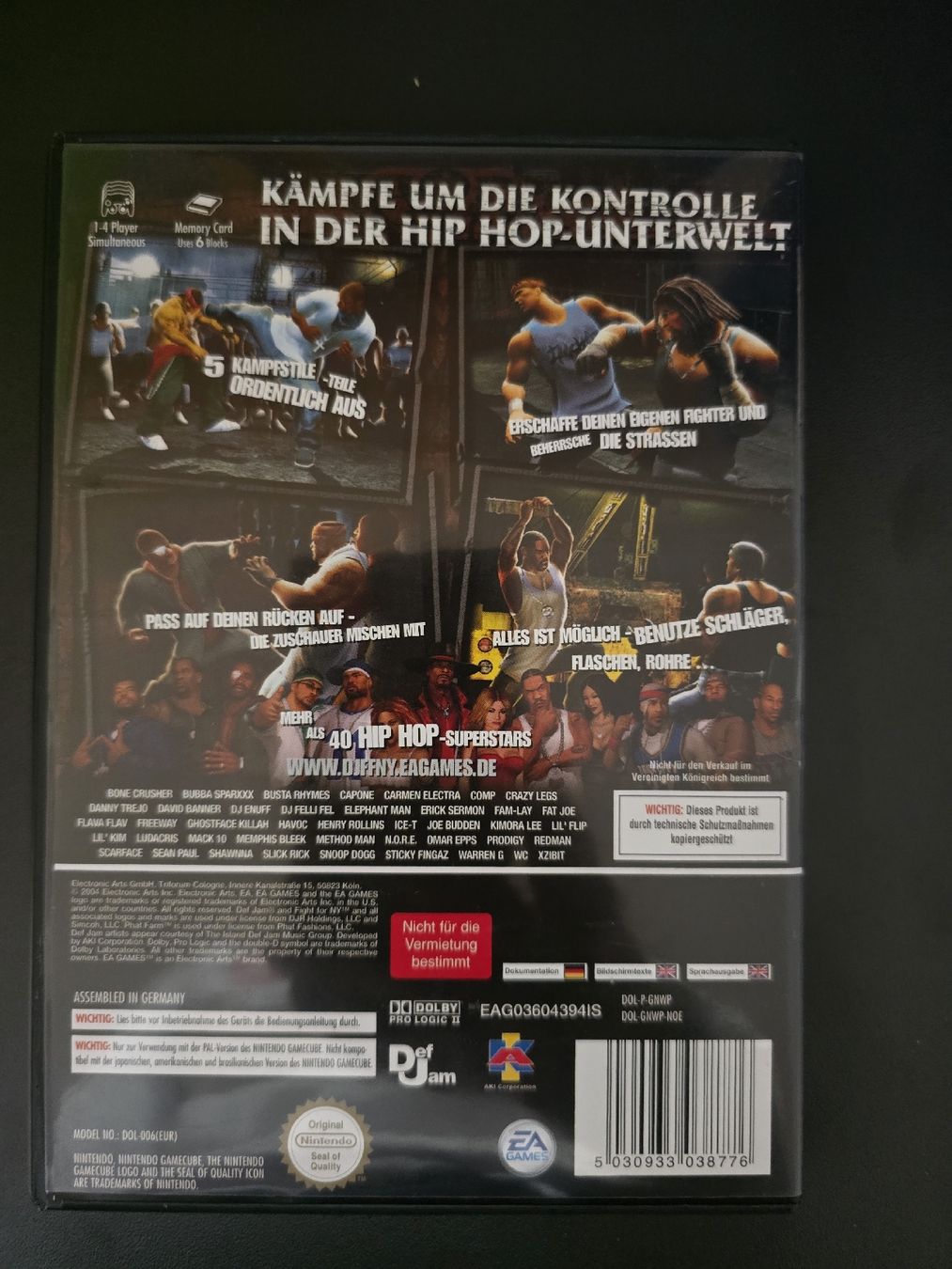 Nintendo Spiele: Def Jam Fight for NY - Nintendo Gamecube PAL – Gebraucht aus Chur von 1996hiphop 1