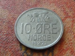 NORVEGE  10  ORE  1973
