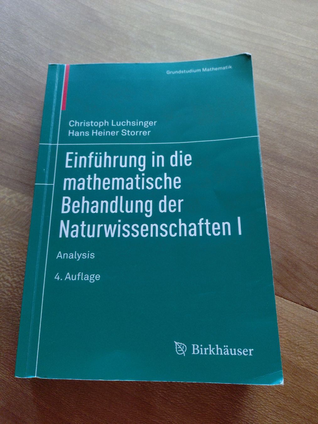 Libri: Mathematik Buch Luchsinger Storrer 4. Auflage Analysis – Usato da Isenthal venduto da andy123456789
