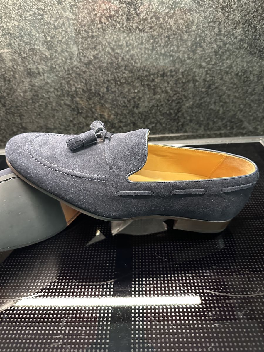Scarpe da uomo: neuer preis Herren Loafers Dunkelblau Wildleder  41 – Nuovo (secondo la descrizione) da Stansstad venduto da Dalmatinerhjf 6