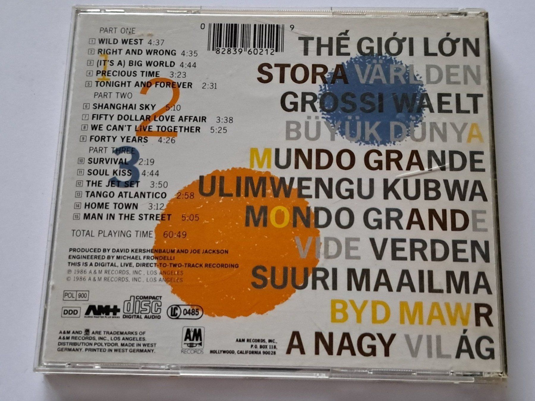 CD: Cd Joe Jackson - Big Love  – Usato da Pully venduto da bro_n52j 1