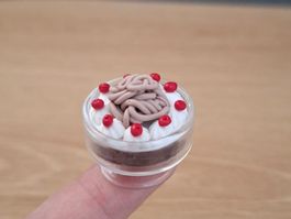 Vermicelles Trifle Glas, Handgemacht, Auch für Maileg