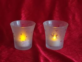 Partylite Teelichthalter Schneeflocke