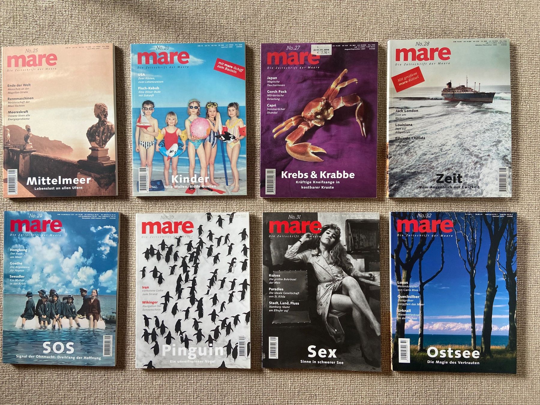 Riviste & Magazine: Mare Zeitschrift mit Nr. 1 / 56 Hefte – Nuovo (secondo la descrizione) da Muri b. Bern venduto da Sydney2002 3