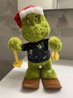 RARE Grinch Skiing Plush Toy w/ Music and Motion - Festive!