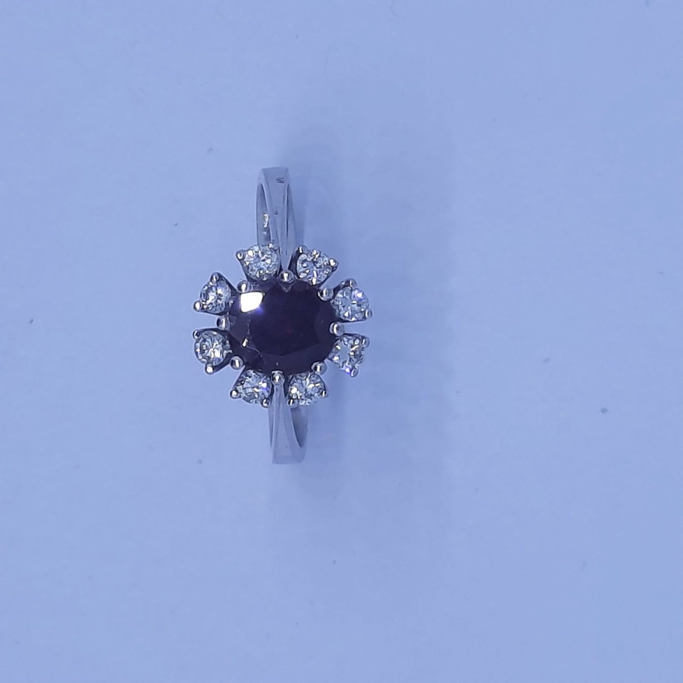 Anelli: Bezaubender Brillantring mit wunderschönem Rubin Edelstein – Usato da Unterägeri venduto da Altgoldschmuck 3