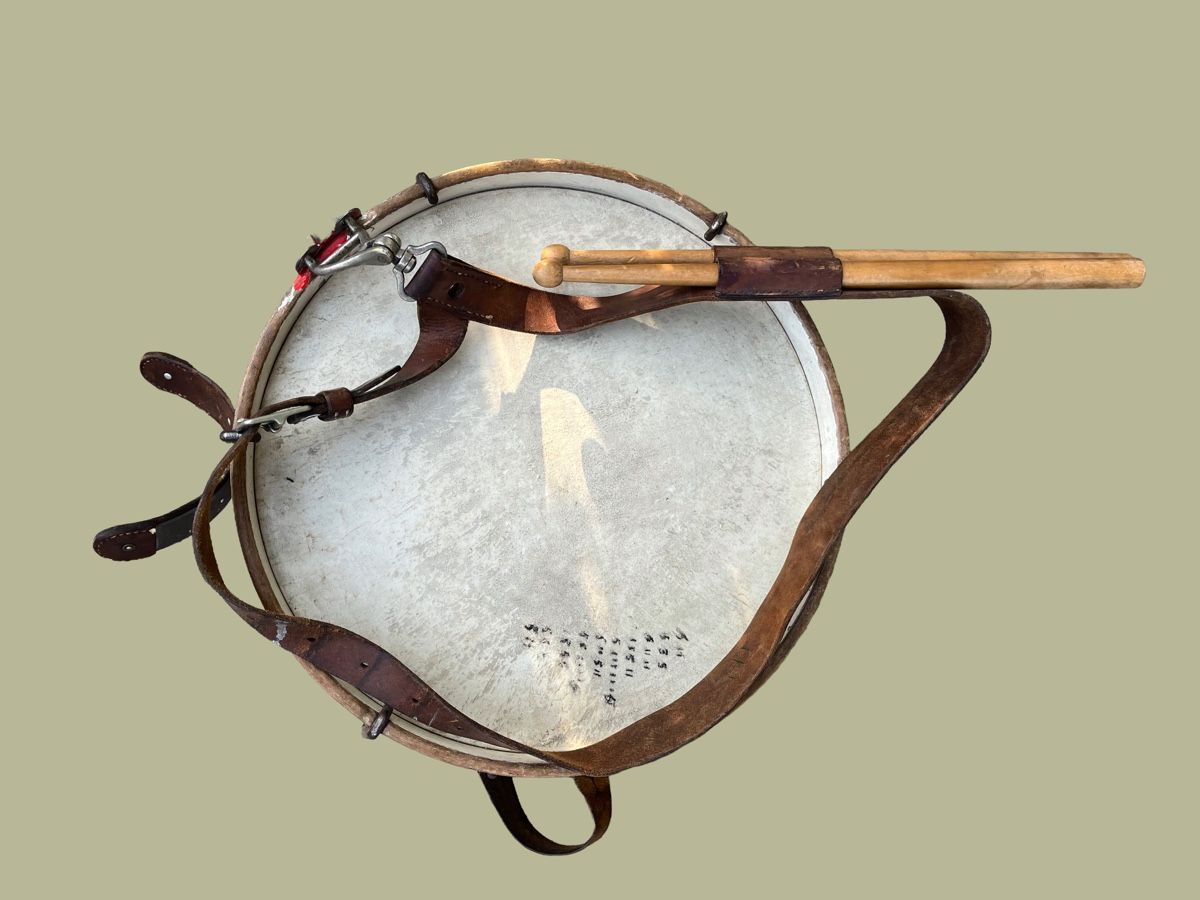 Schweizer Armee Musikinstrumente: Tambour Militaire Suisse 1934 WW2 – Gebraucht aus Bellevue von Belafer 2