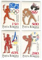 Briefmarken "Olympische Spiele". Rumänien.
