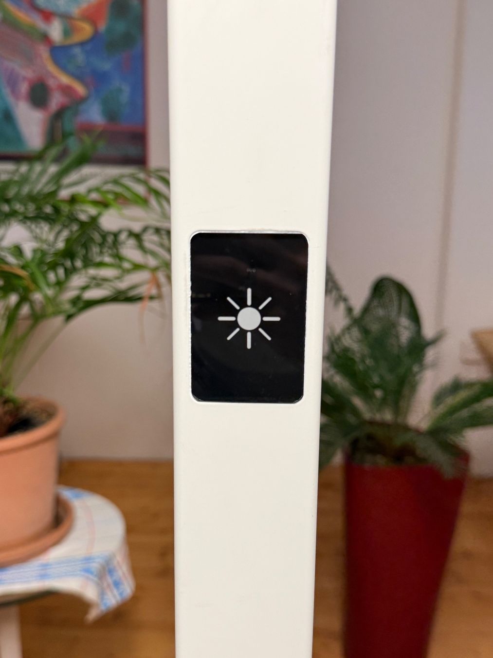 Lampade: Stehleuchte weiss dimmbar Metall mit LED Lampe – Usato da Stäfa venduto da inf_7knz 2