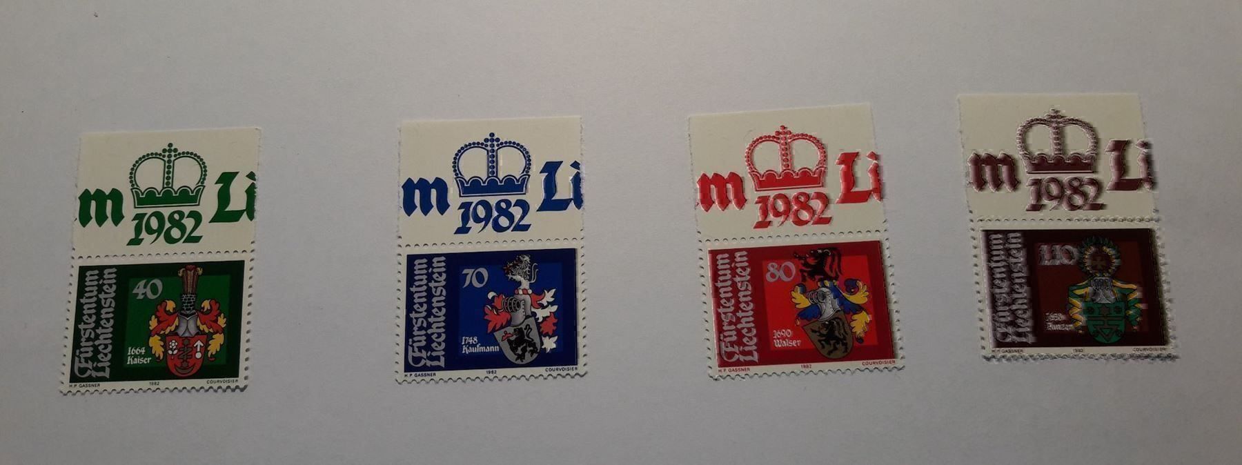 Tutti i francobolli: 1982 Landammänner Wappen  ** – Nuovo (secondo la descrizione) da Alten venduto da Regenwasser