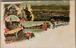 Gruss aus Bischofszell, Litho, Stabstempel, 1901