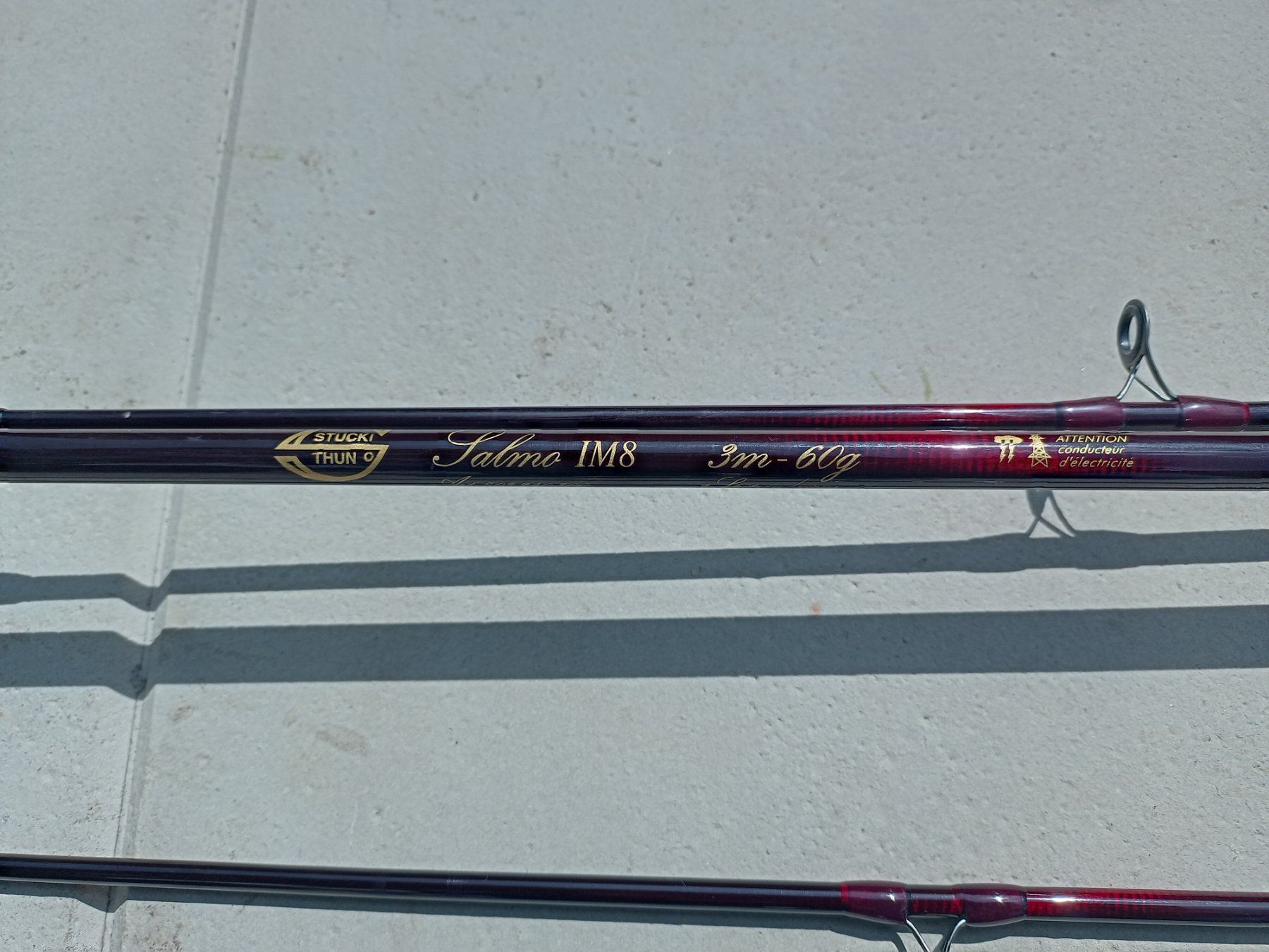 Stucki Thun Canne da pesca: Fischerrute Salmo Stucki Thun im8 – Usato da Wallenwil venduto da chingon