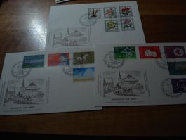 2 Karten + Brief Tag der Briefmarke 1982 Reinach