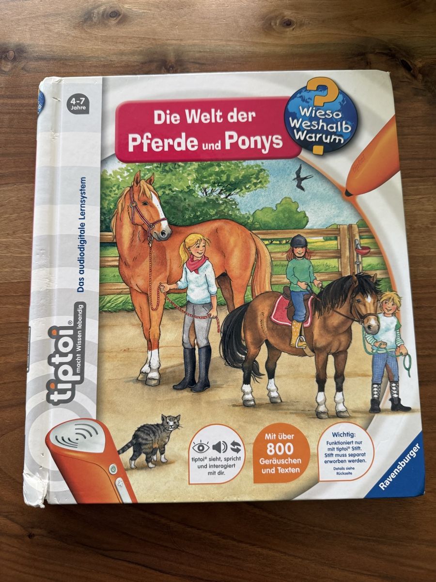 Libri: Tiptoi Buch Die Welt der Pferde und Ponys  – Usato da St. Gallen venduto da Red-Curry