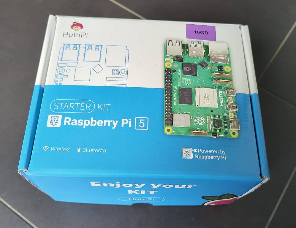 PCs: HutoPi Raspberry Pi 5 16 GB Starter Kit – Gebraucht aus Zürich von a25_vj72