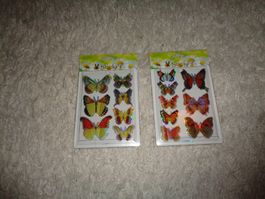 *** Sticker Schmetterlinge *** / 15 Stück / Neu ab 1.00