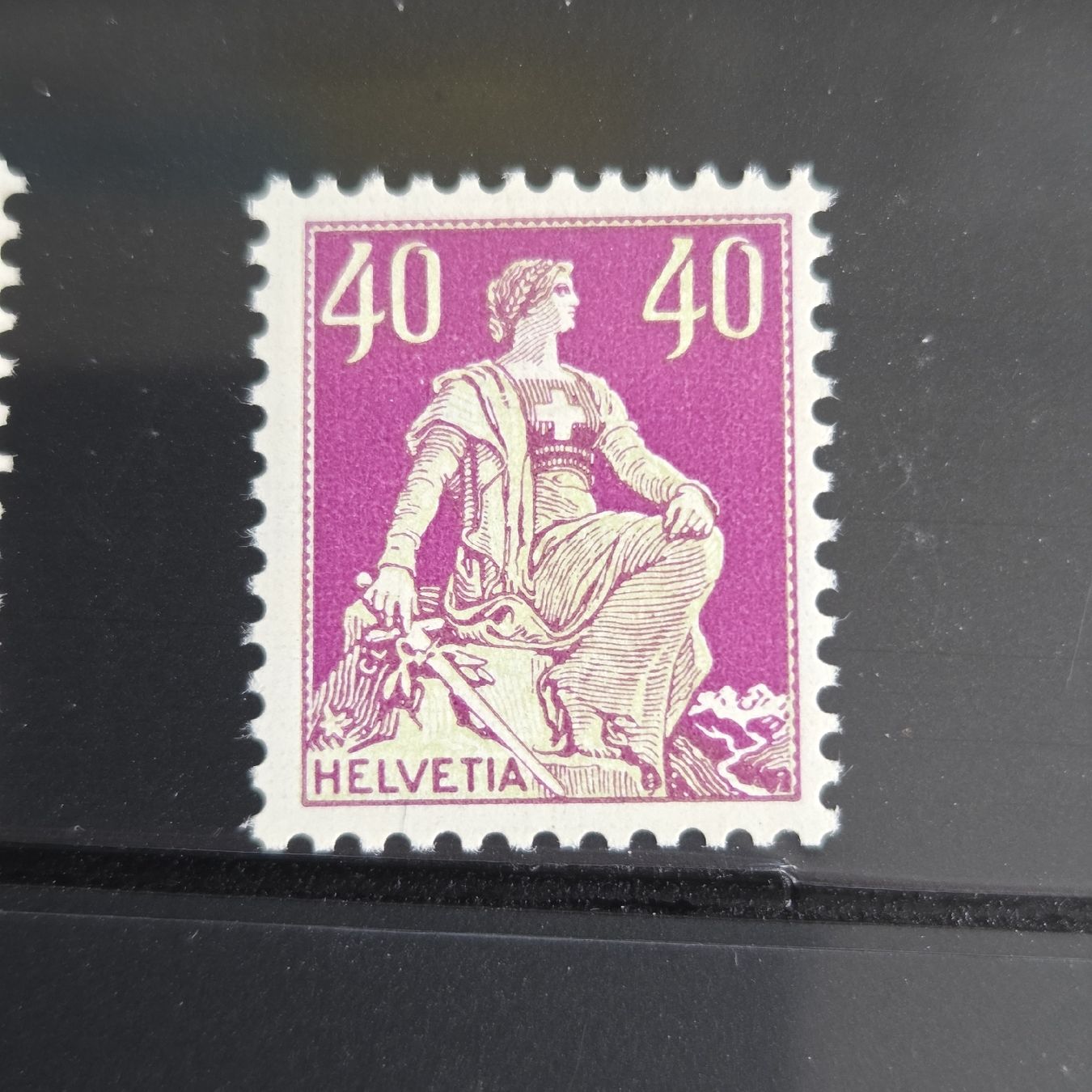 Tous les timbres: Schweizer Briefmarken Helvetia-Satz, 7 Werte Postfrisch – D'occasion à Stans par Ducati16 2