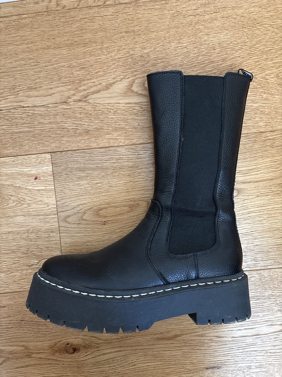 Steve Madden Damenschuhe: Steve Madden Vivienne Leder Boots Gr. 37 – Neu (gemäss Beschreibung) aus Baar von fra_frr7 3