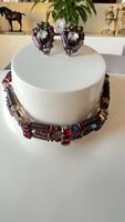 Parure Collier/ Boucles d'Oreilles Vintage Zoé Coste