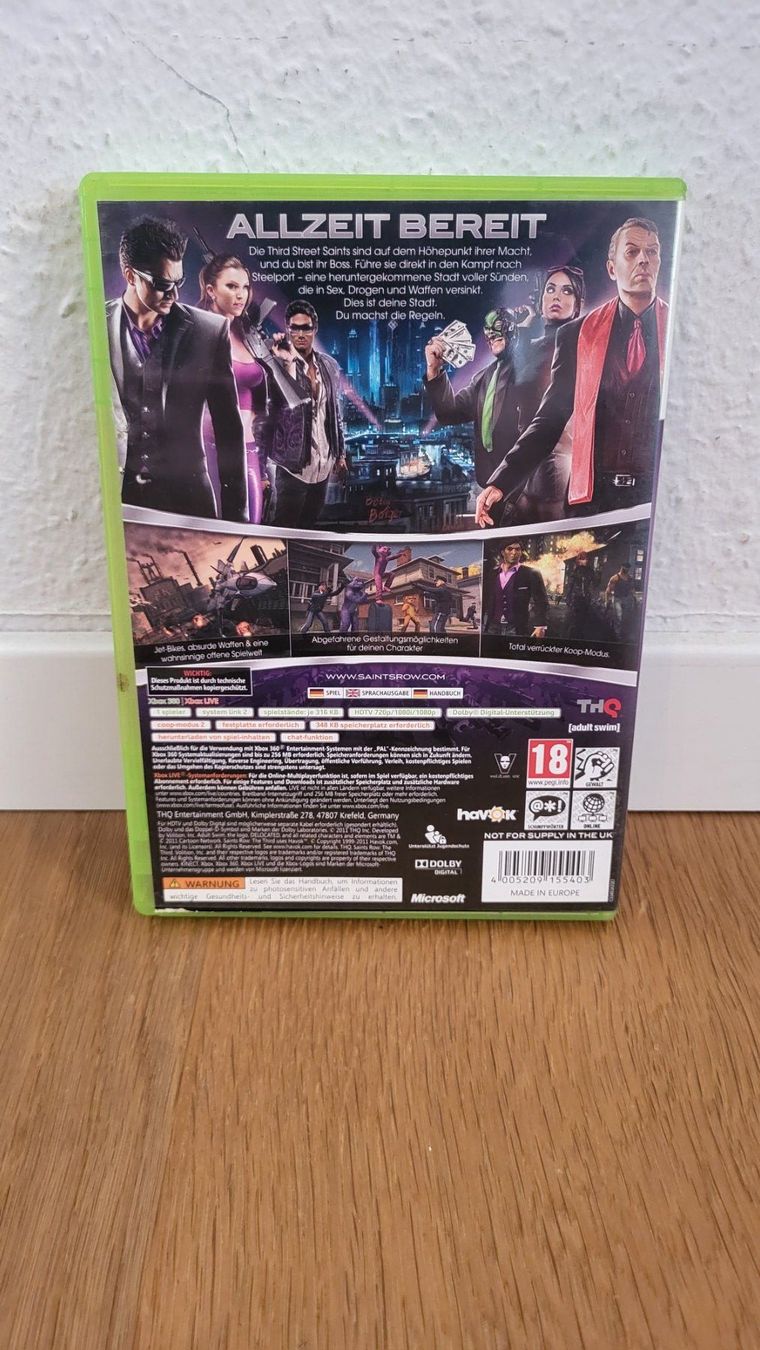 Microsoft Giochi: Xbox 360 - Saints Row The Third – Usato da Münsingen venduto da DigitaleSpielecke 1