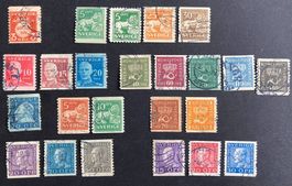 Lot Schweden (1920 - 1936), 49 Werte #