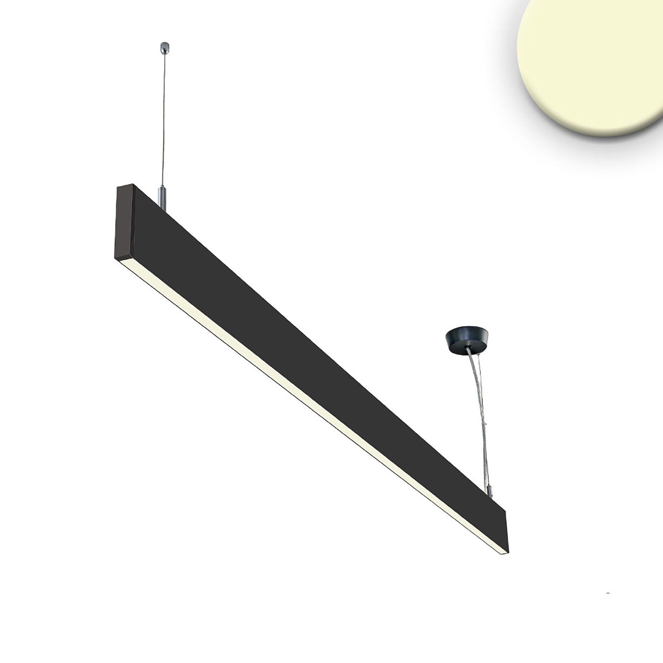Kronleuchter & Deckenlampen: LED Pendelleuchte, Schwarz, 60 cm x 2 cm – Neu (gemäss Beschreibung) aus Kreuzlingen von Smart-Light