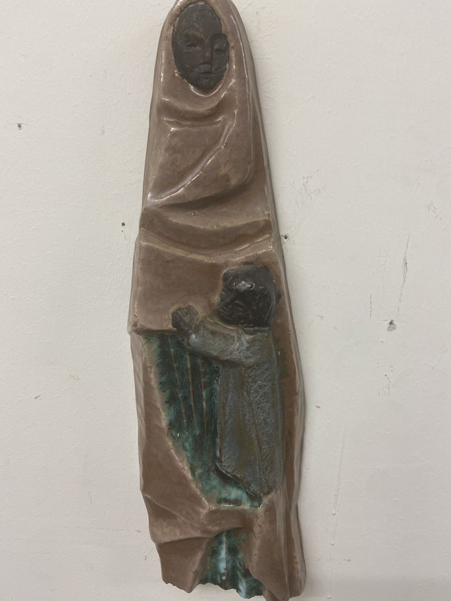 Sculture & Statue: Keramik Relief, Mutter mit Kind – Usato da Dietikon venduto da brocki-eyra 8