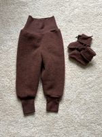 Engel Baby Hose mit Waistband Gr. 62/68 Braun mit Schuhe
