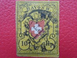 Rayon II: 16II, T.36 D-RO Kat: 500.- orangegelb von RAGAZ SG