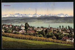 Erlenbach /ZH, Teilansicht mit Zürichse