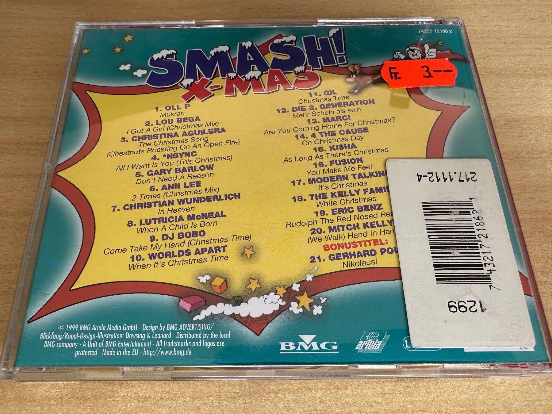 CD: G7 Various – Smash! X-Mas – Usato da Rikon im Tösstal venduto da Alpenmutz 1