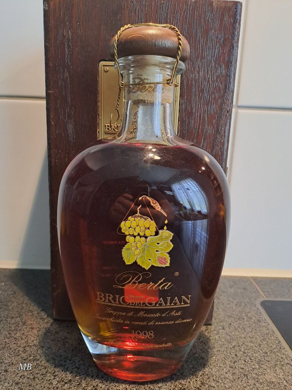 Berta Bevande alcoliche: Berta Grappa BRICDELGAIAN 1998 mit OHK – Nuovo e nell'imballaggio originale da Elsau venduto da Kellerraeumung 2