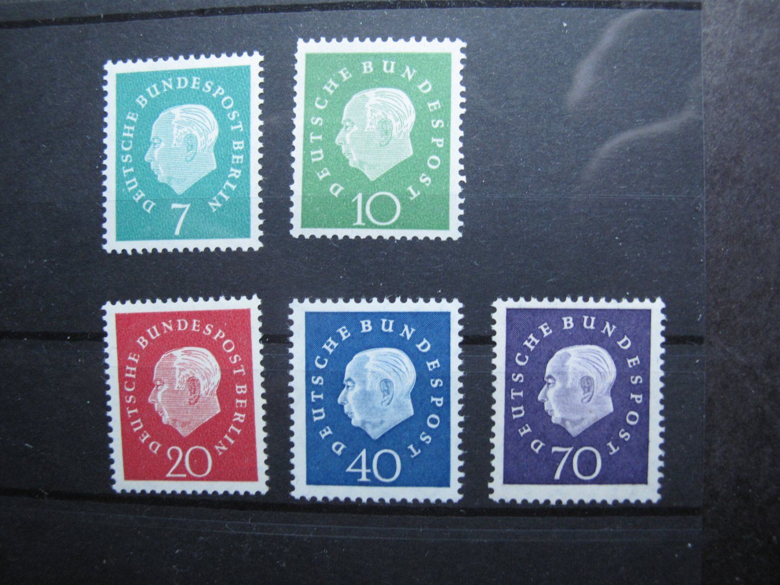 Alle Briefmarken: BRD 1959 Bundespresident Heuss III ** – Gebraucht aus Wil SG von fva01
