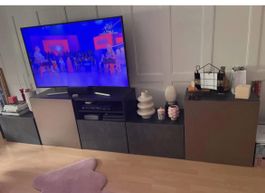 IKEA BESTÄ Wandmontagekombination Betonoptik 180x42x64cm