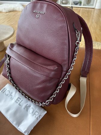 Michael Kors Rucksack, Bordeaux, Leder, neuwertig!