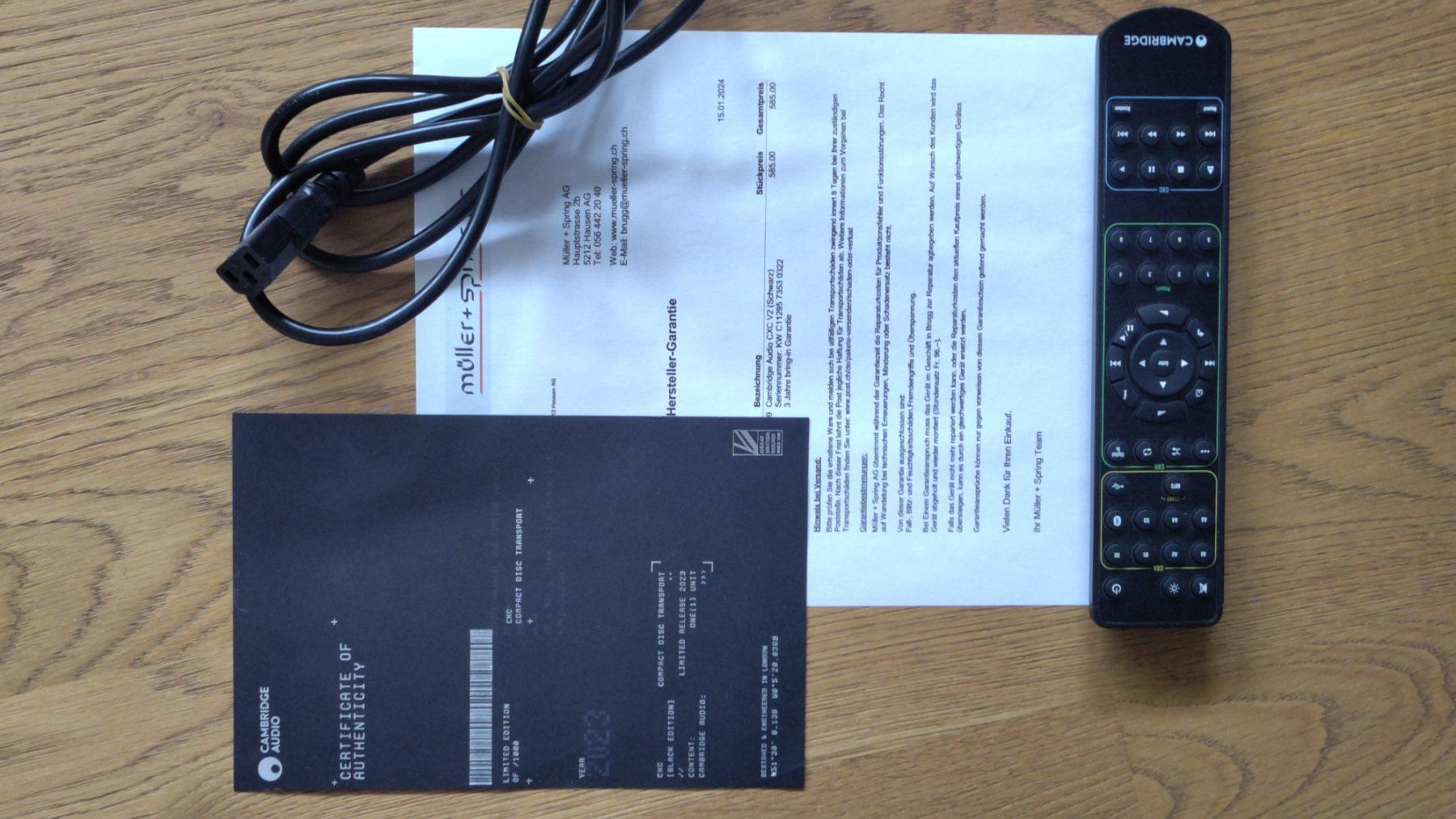 CDs: Cambridge Audio CXC CD Transport, limitierte Black Edition – Gebraucht aus Wil SG von Yoed 3