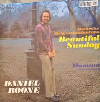 Vinyl Single Daniel Boone - Beautiful Sunday (Deutsch)