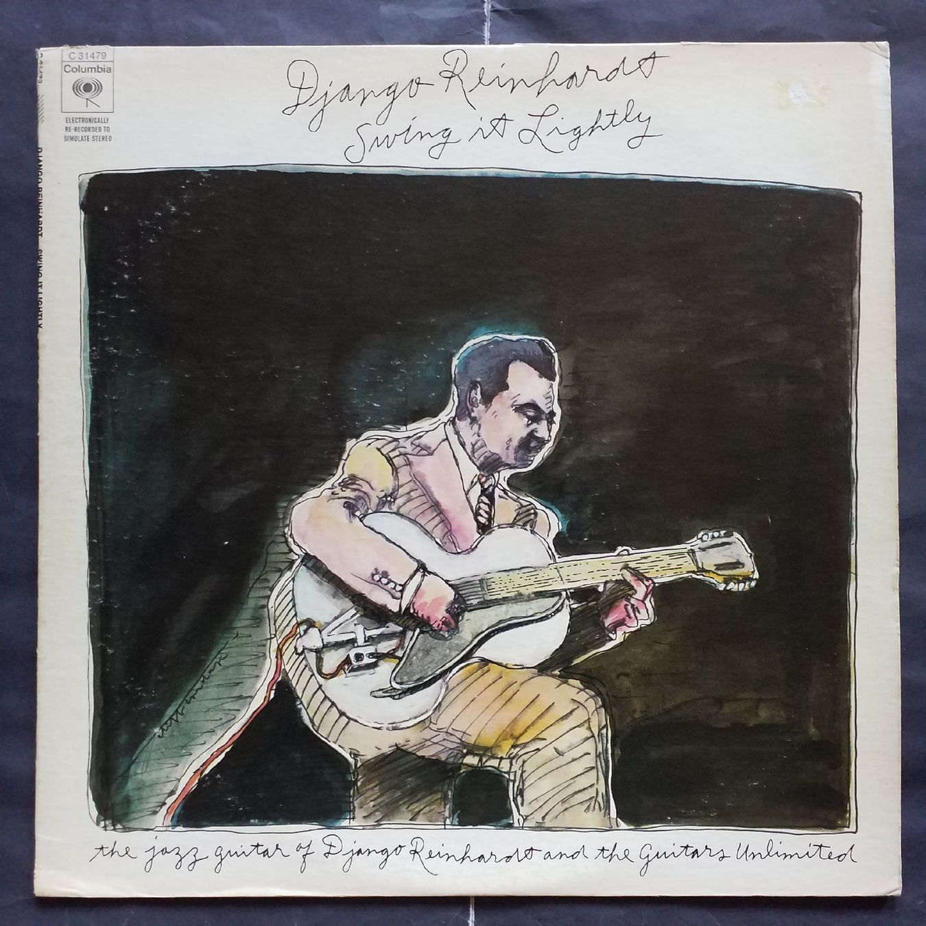 Schallplatten: DJANGO REINHARDT,  swing it lightly - 1972 US  - +++++ – Gebraucht aus Yverdon-les-Bains von Jacotreut