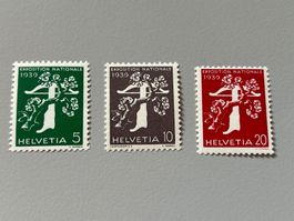 Briefmarke - Schweiz - Exposition Nationale 1939- postfrisch