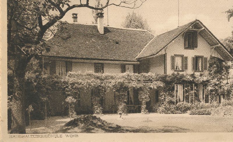 Ansichtskarten: Worb - Haushaltungsschule + c1915 – Gebraucht aus Emmenbrücke von teestube
