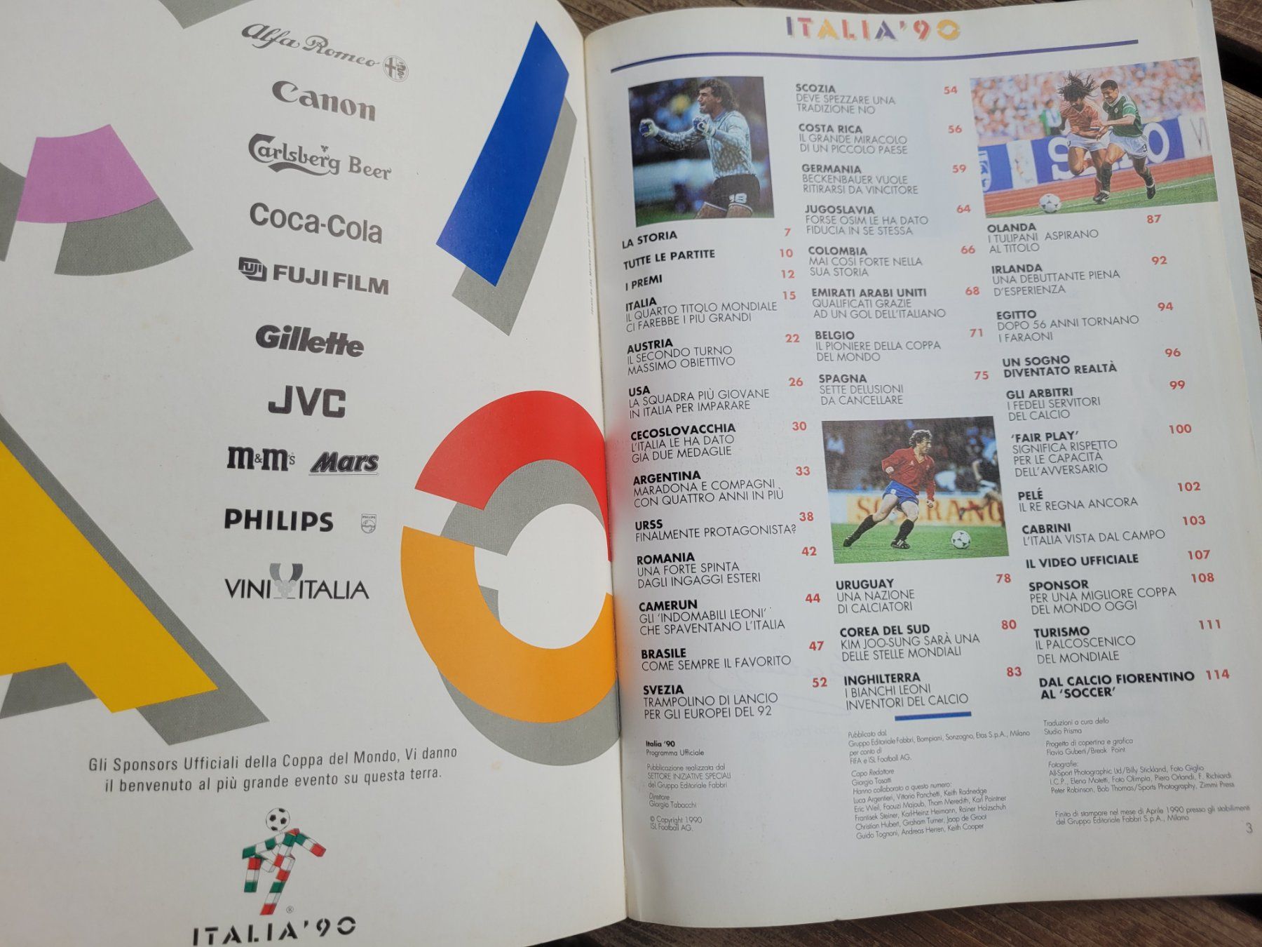 Album: Italia '90, Fussball WM-Programm – Usato da Kriens venduto da KTP 1