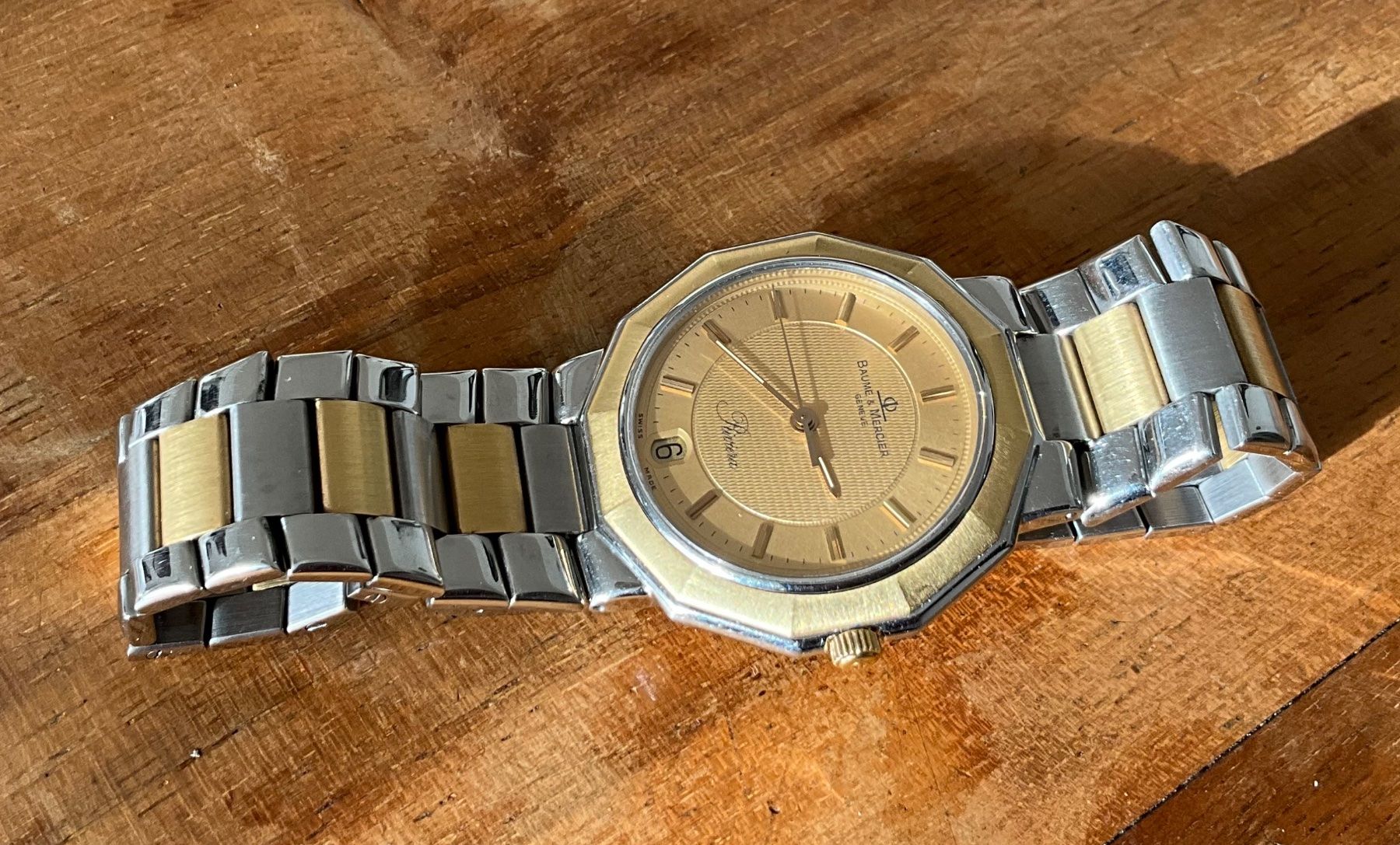 Baume & Mercier Uhren: Baume & Mercier Riviera, Stahl/Gold – Gebraucht aus Bern von Ivob0 1