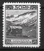 Liechtenstein Nr. 92C * Malbun 1930