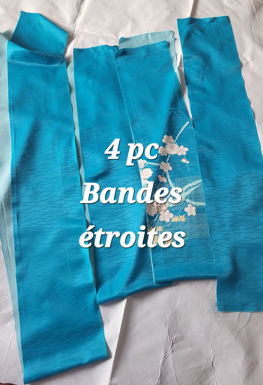 Tissus: Coupons tissu bleu  – D'occasion à Fribourg par VictoriaShop7 1