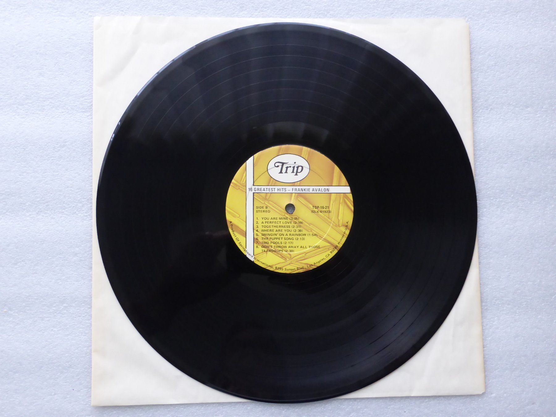 Schallplatten: VINYL  LP  FRANKIE AVALON – Gebraucht aus Küssnacht am Rigi von Sunnestrahl 2