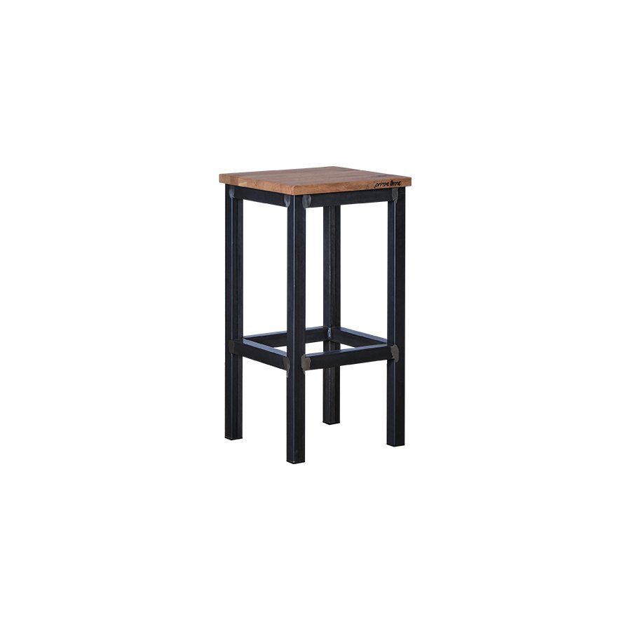 Set di tavolo e panche: Robuster Stehtisch mit Sitzbank, 2 Hocker, Holz und Stahl – Usato da Erlen venduto da mat_jm2f 3