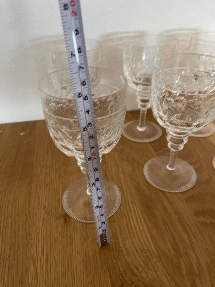 Gläser: Kristallglas Rotweingläser 6 Stück – Gebraucht aus Aristau von cherry-berry 3